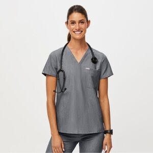 Women's Graphite Catarina™ - One-Pocket Scrub Top - M